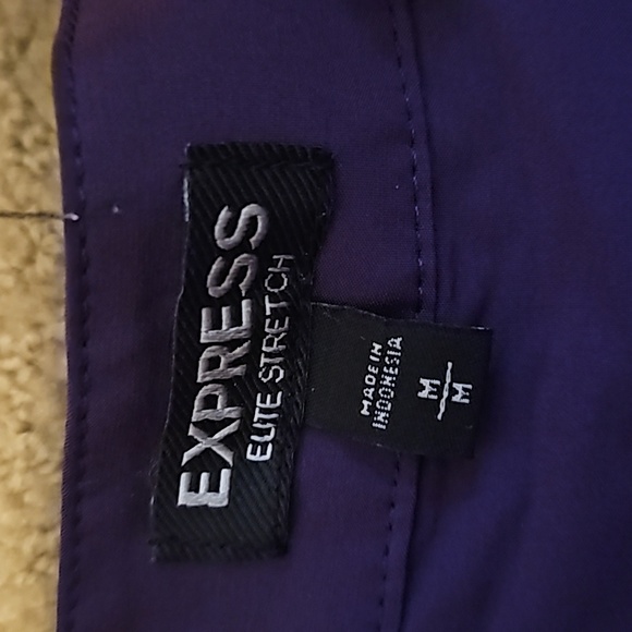EXPRESS EUC WOMENS ELITE STRETCH BLOUSE SIZE  M - Picture 3 of 4